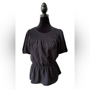 Nine West: Black Business Casual Blouse